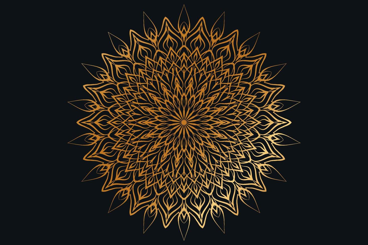 fondo de diseño de mandala de lujo gratis vector