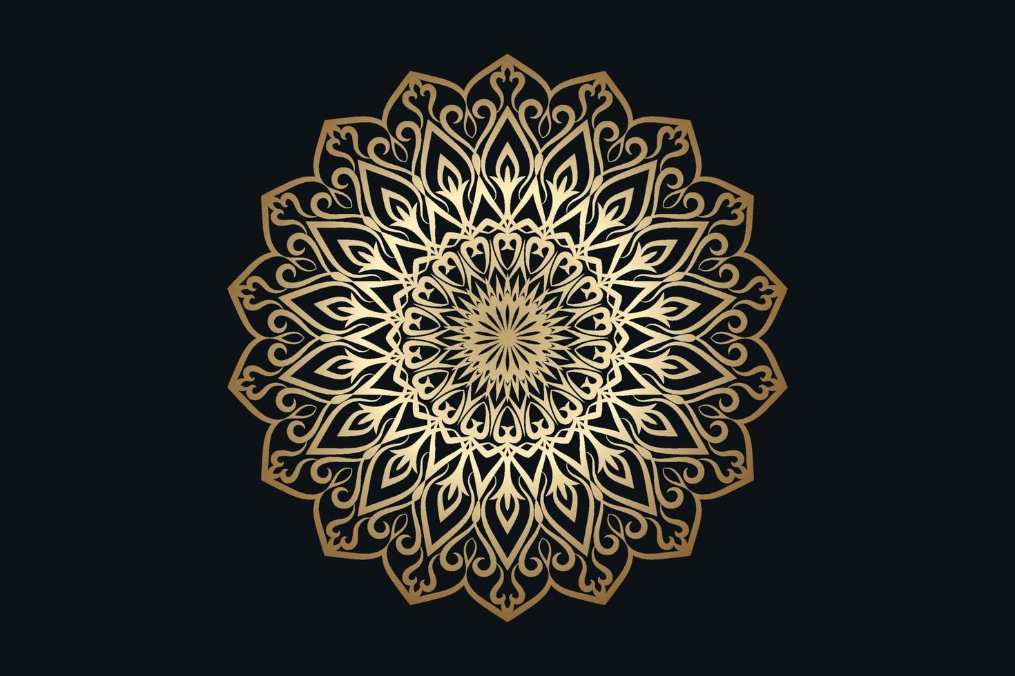 Elegant ethnic styled mandal islamic background  free vector