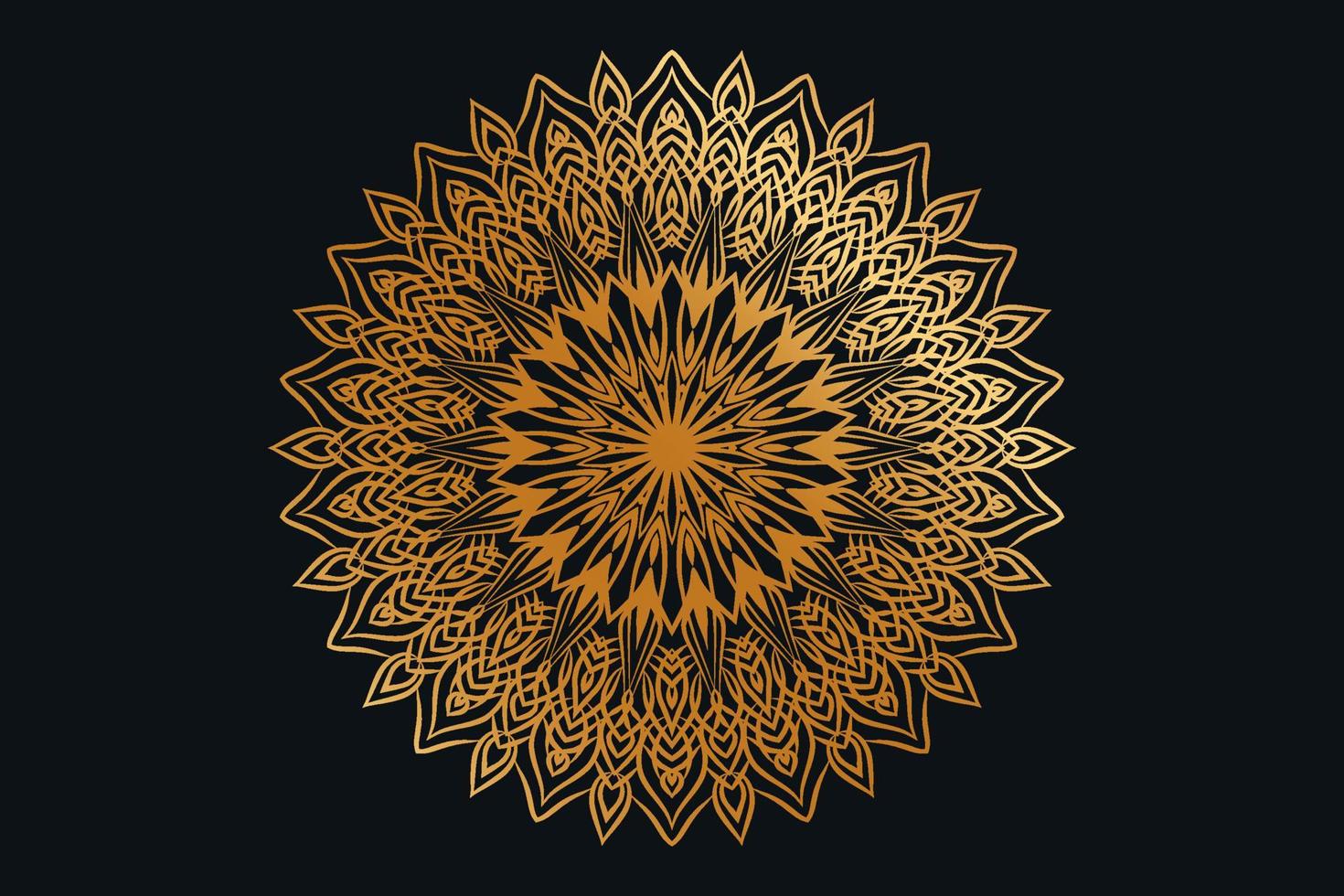 Luxury mandala design background vector