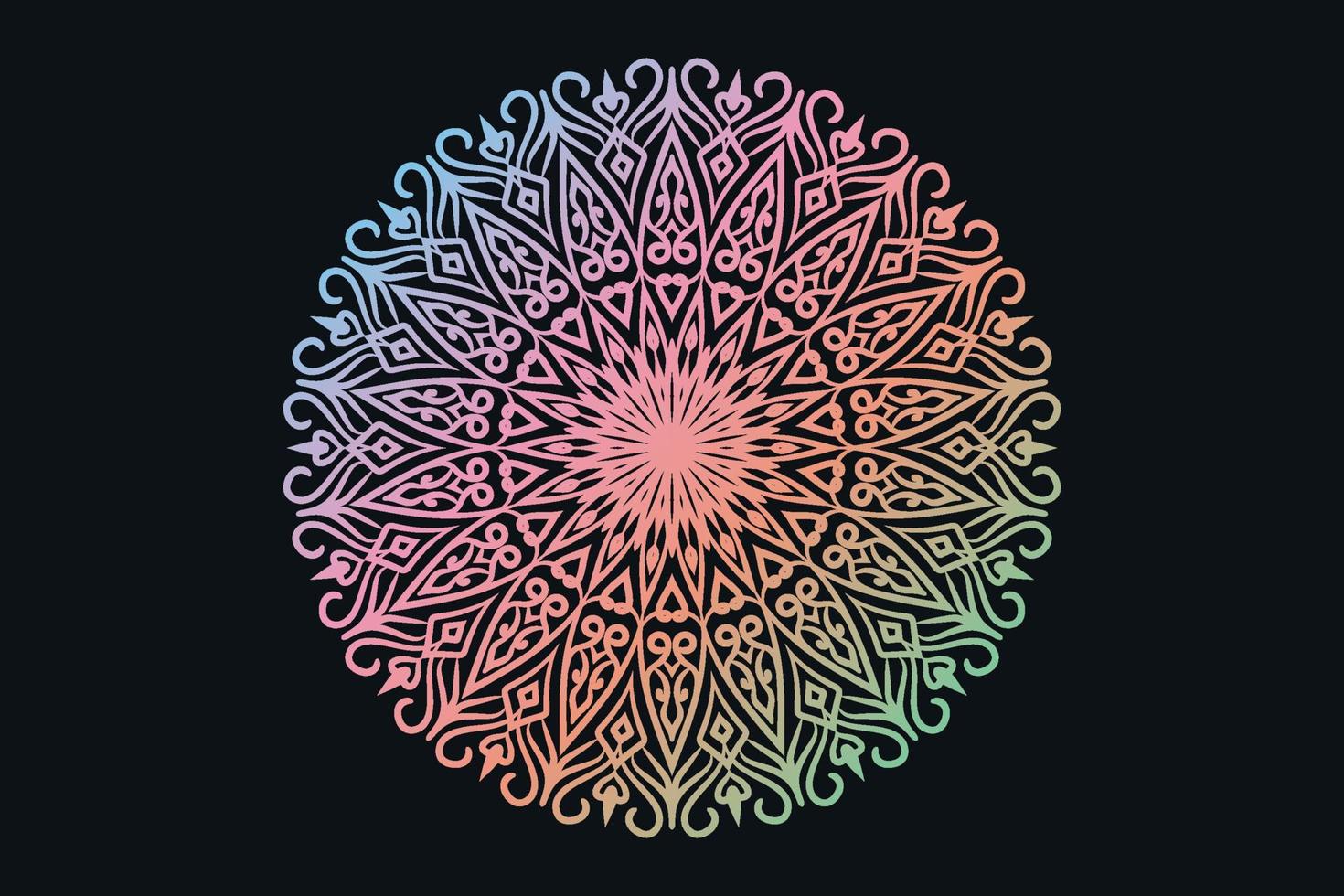 Luxury ornamental mandala design background pro vector
