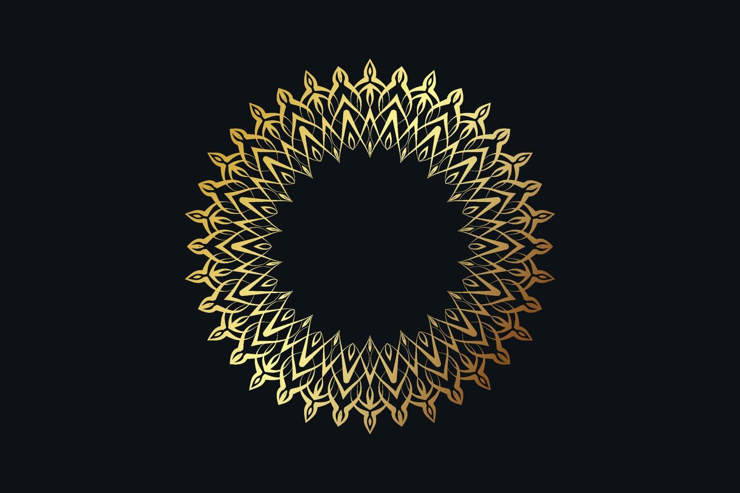 Luxury mandala design background vector