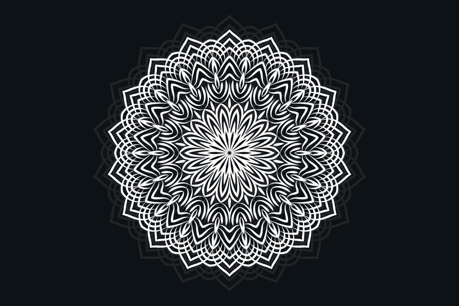 Luxury Mandala Design background free vector