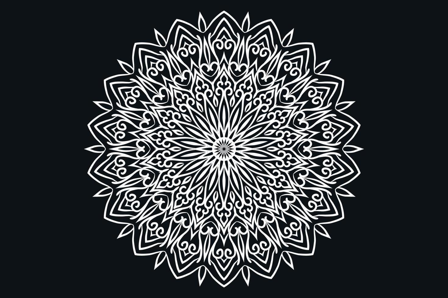 Luxury mandala design background free vector
