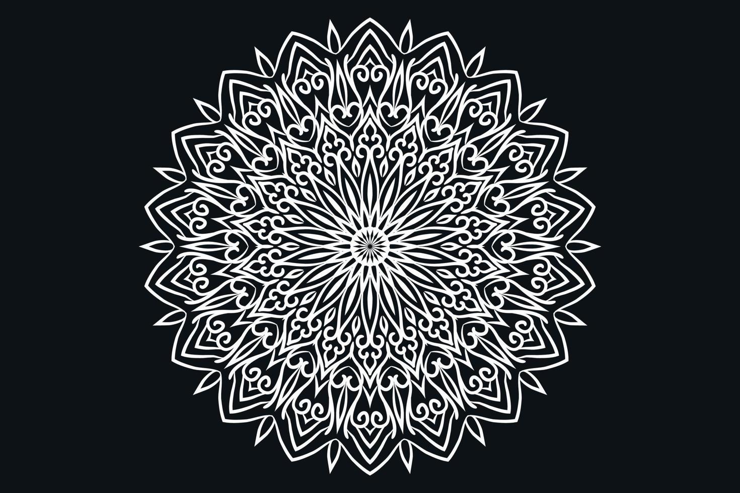 fondo de diseño de mandala de lujo gratis vector