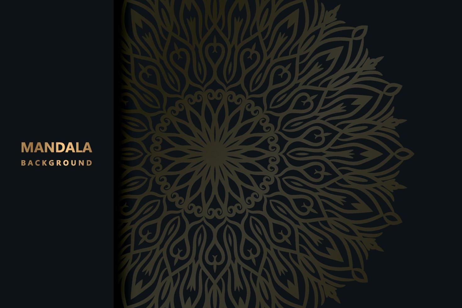 Elegant ethnic styled mandal islamic background  free vector