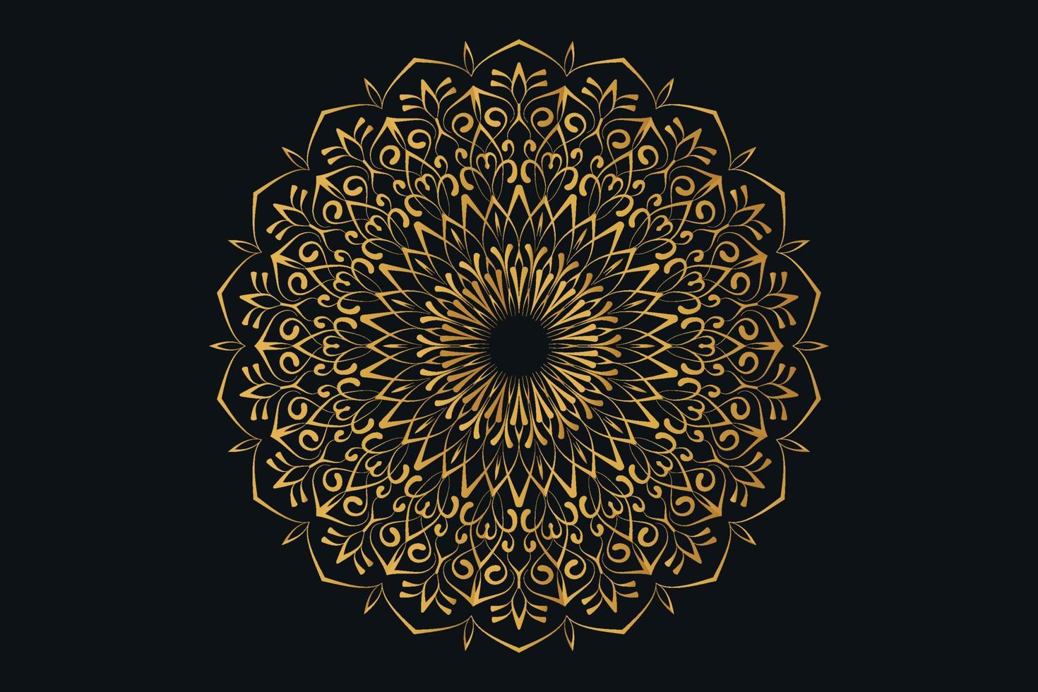 Luxury mandala design background vector