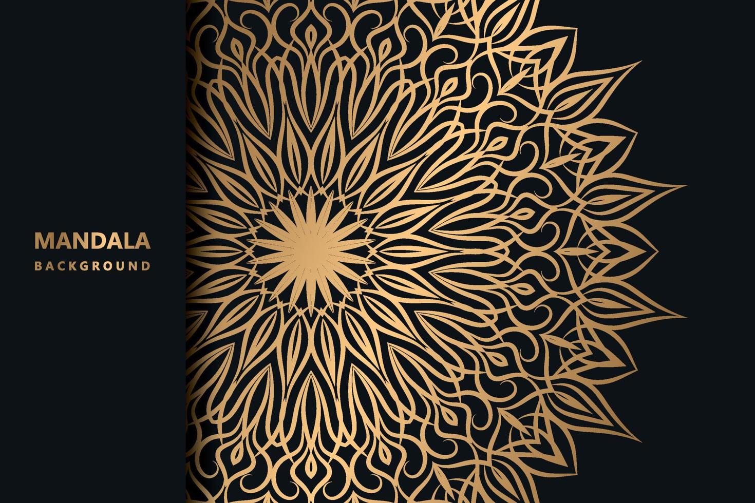 Luxury ornamental mandala design background pro vector