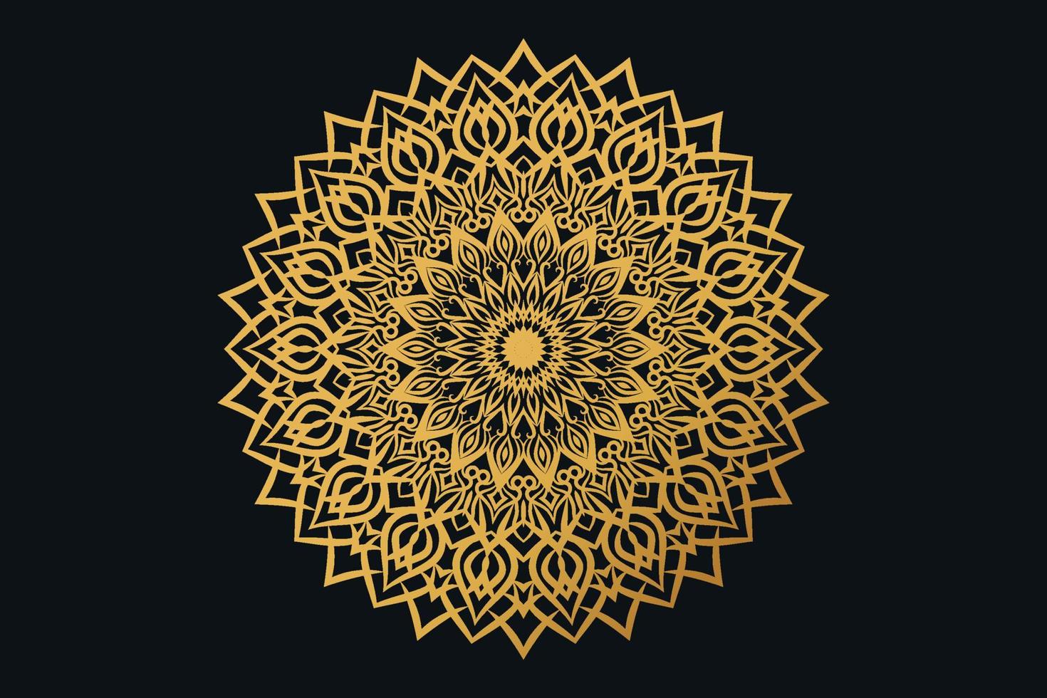 Luxury mandala design background vector