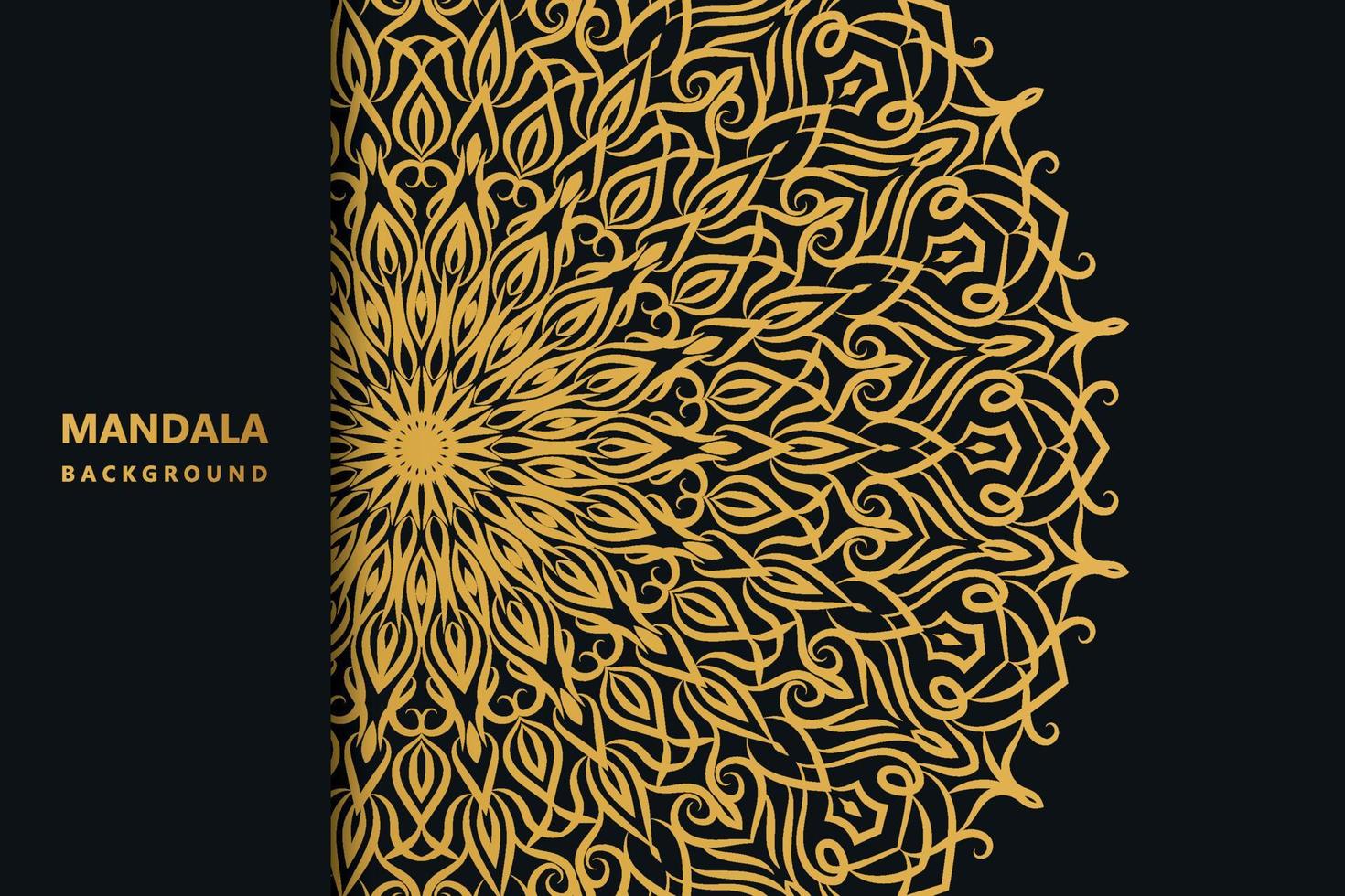 Elegant ethnic styled mandal islamic background  free vector