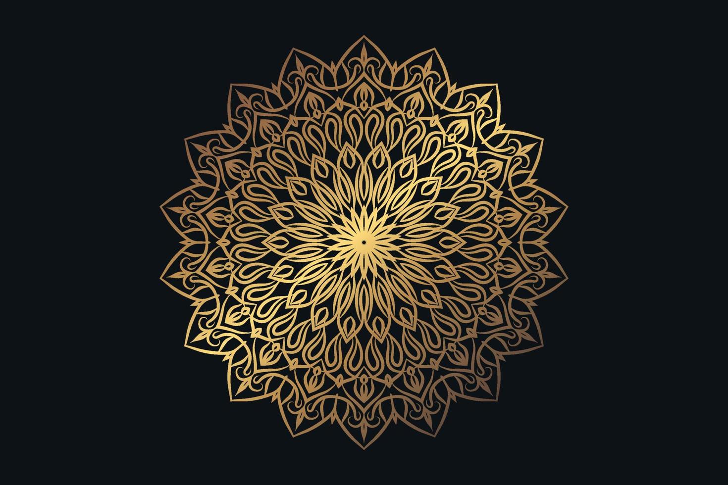 Elegant ethnic styled mandal islamic background  free vector