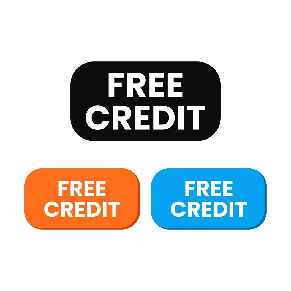 Free credit finance money icon sign design vector