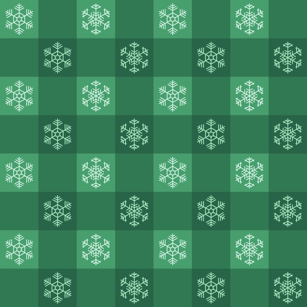 patrón de fondo de tartán verde vector