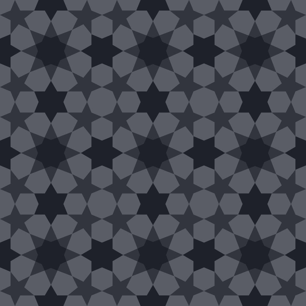 Seamless Gray Geometric Background Pattern vector