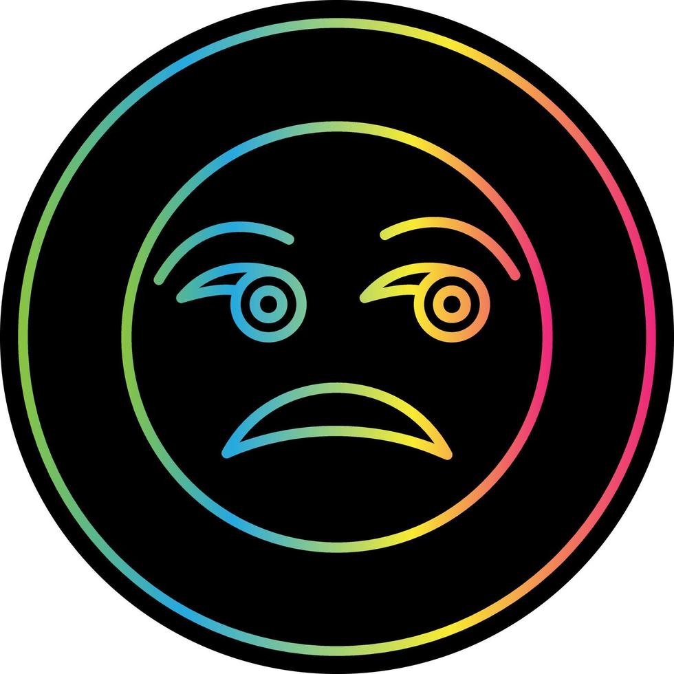 Unamused Face Vector Icon Design