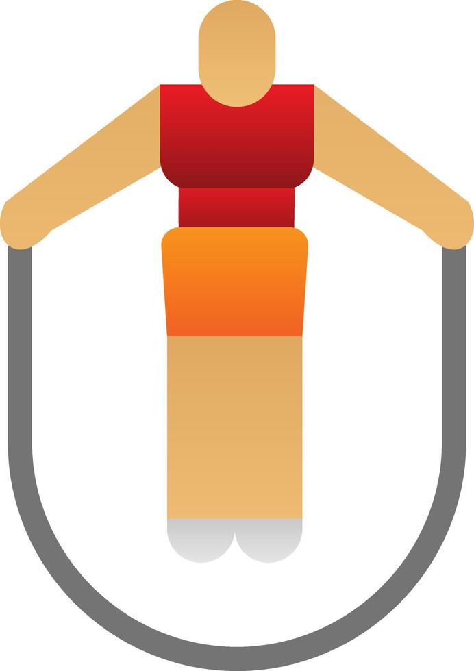 Jumping Jack Vector Icon Design