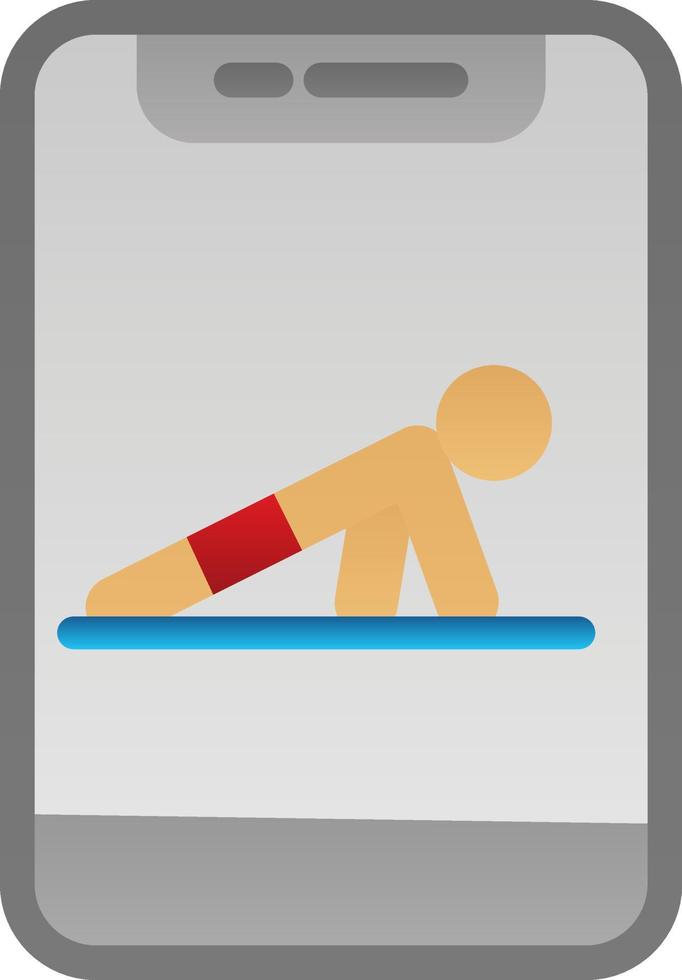 Push Up Vector Icon Design