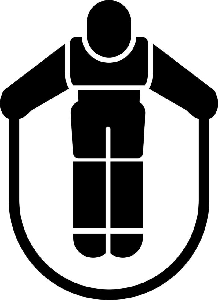 Jumping Jack Vector Icon Design