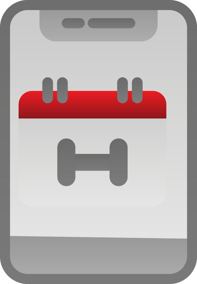 Workout Schedule Vector Icon Design