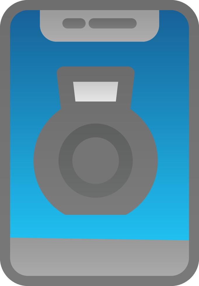 Kettlebell Vector Icon Design