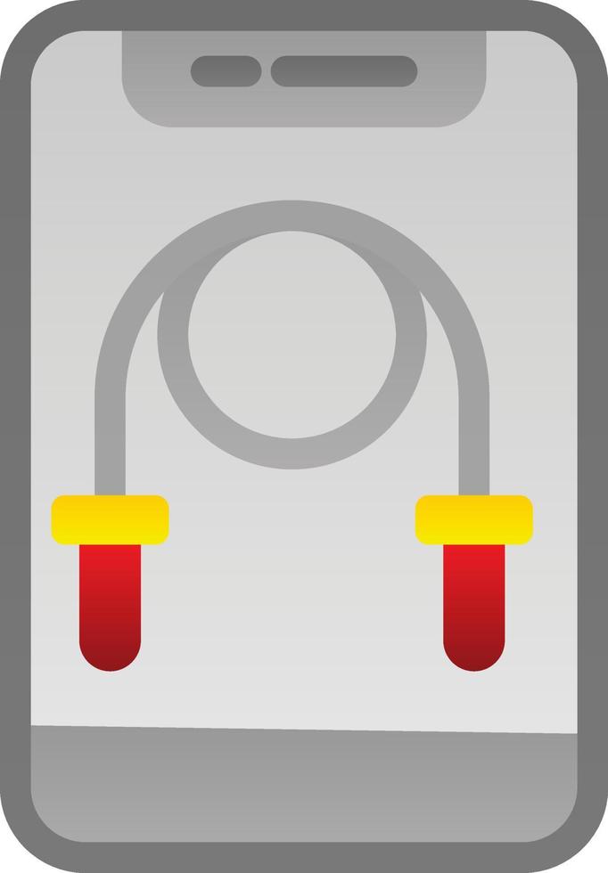 Jumping Rope Vector Icon Design