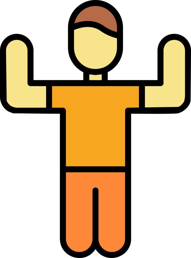 Person Exercising Vector Icon Design