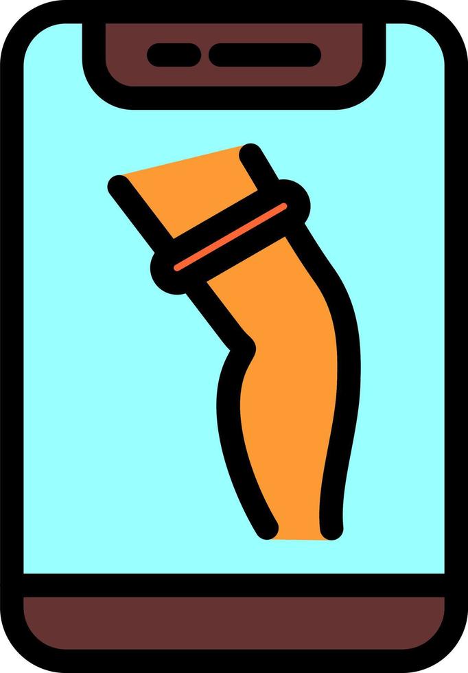 Leg Muscle Vector Icon Design
