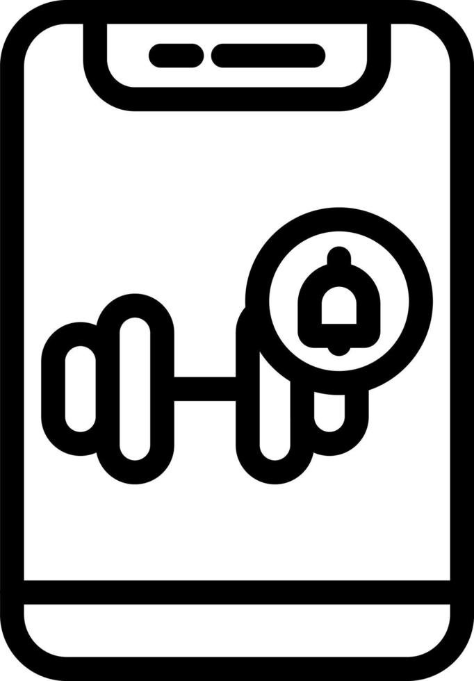 diseño de icono de vector de notificación de entrenamiento