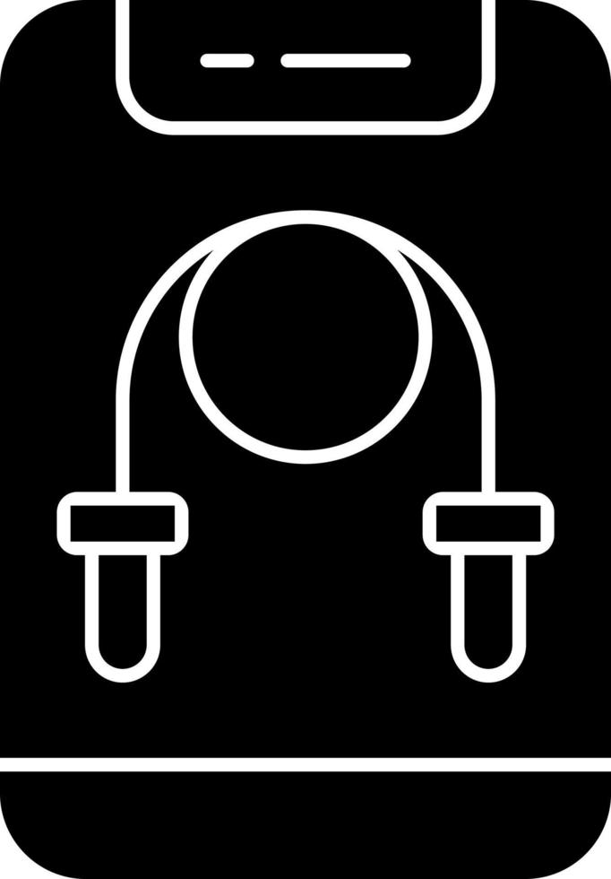 diseño de icono de vector de cuerda de salto