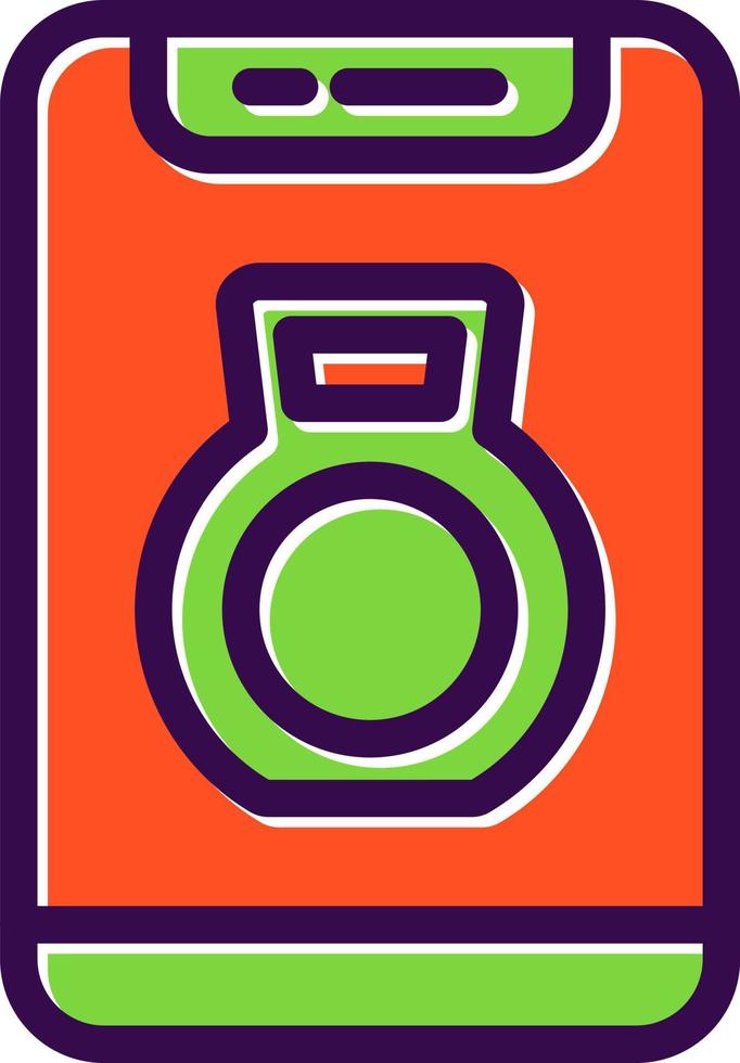 Kettlebell Vector Icon Design