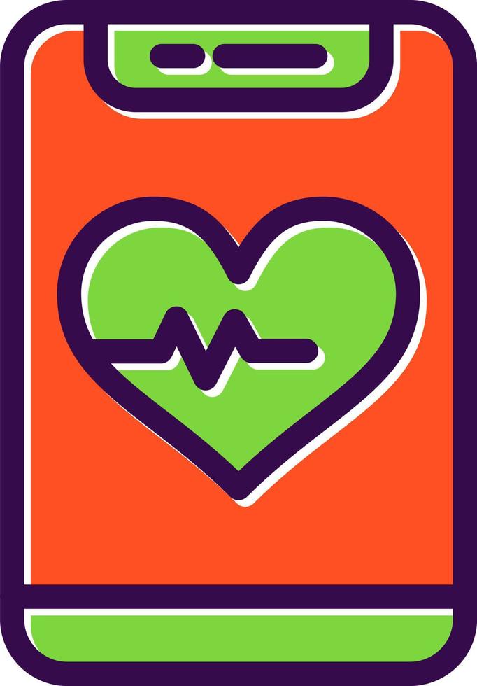Heart Rate Vector Icon Design