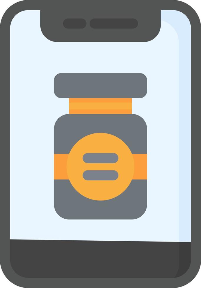 Protein Powder Vector Icon Design