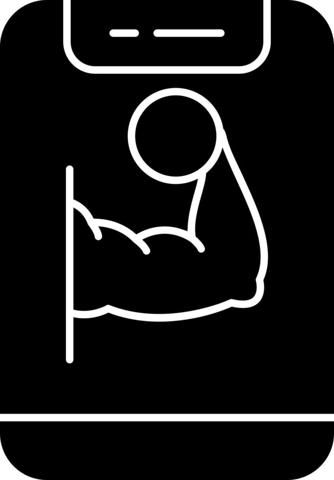 Online Gym Vector Icon Design