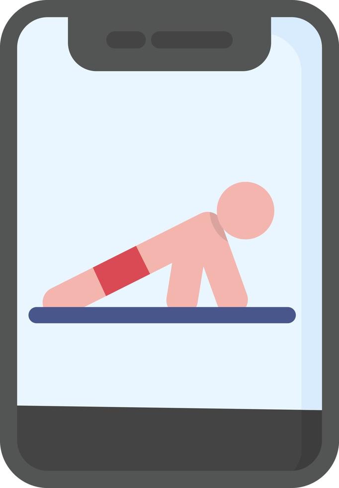 Push Up Vector Icon Design