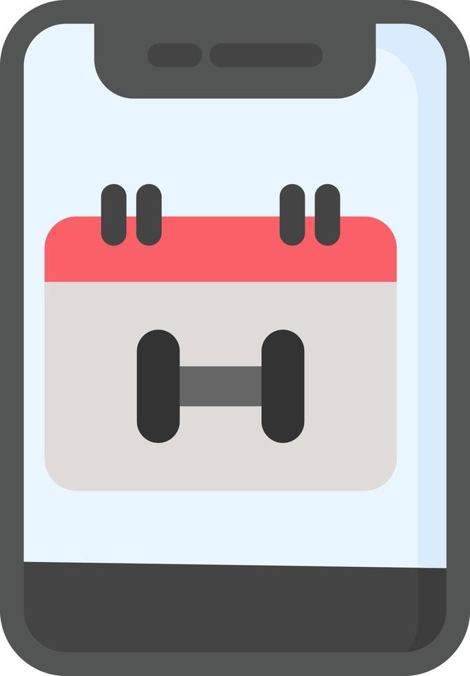 Workout Schedule Vector Icon Design