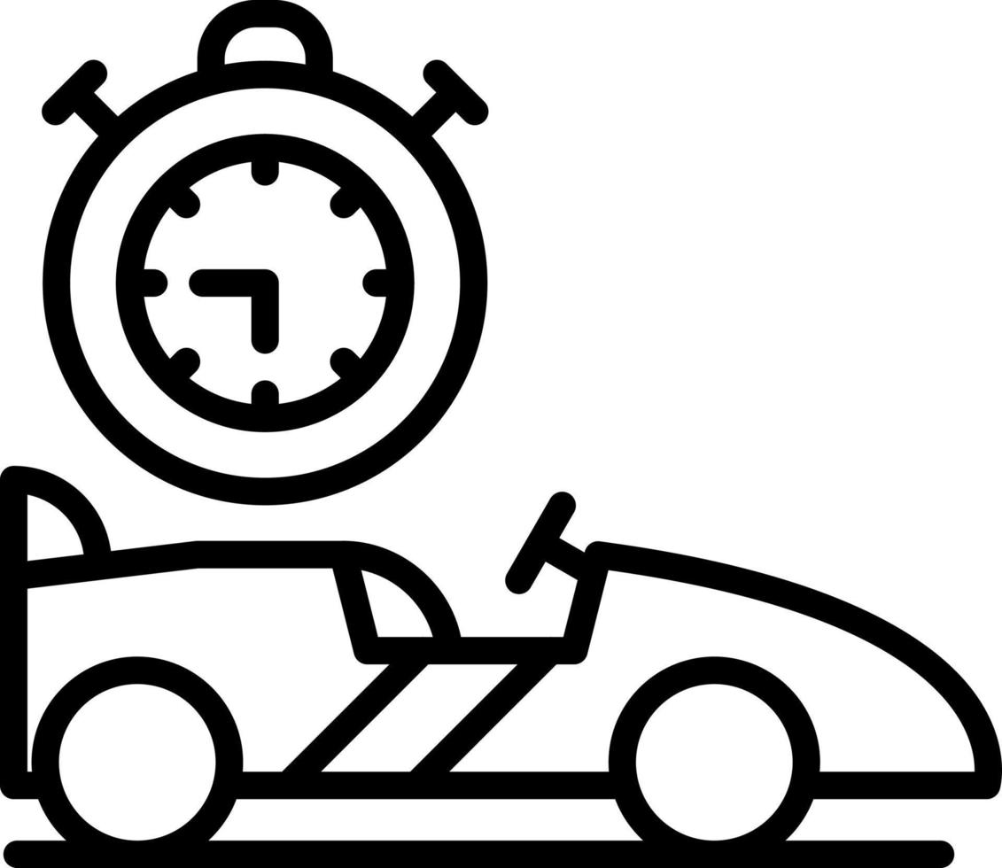 Race Stopwatch Vector Icon Design