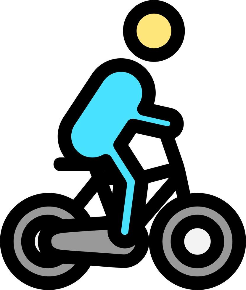 diseño de icono de vector de ciclismo