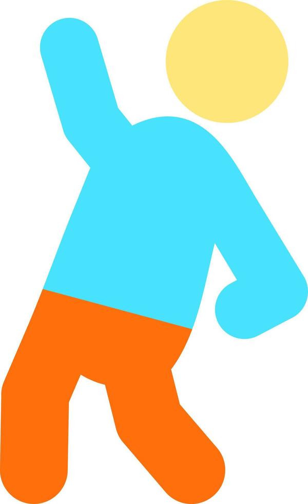 Stretching Vector Icon Design