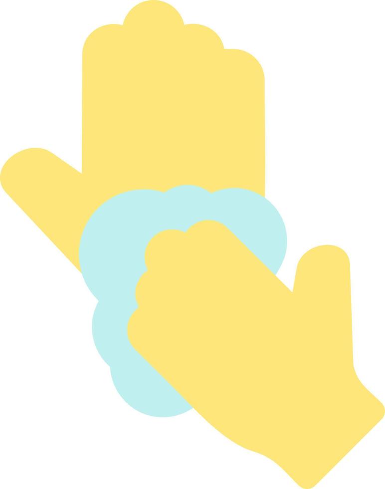 Scrubbing with Hand Vector Icon Design