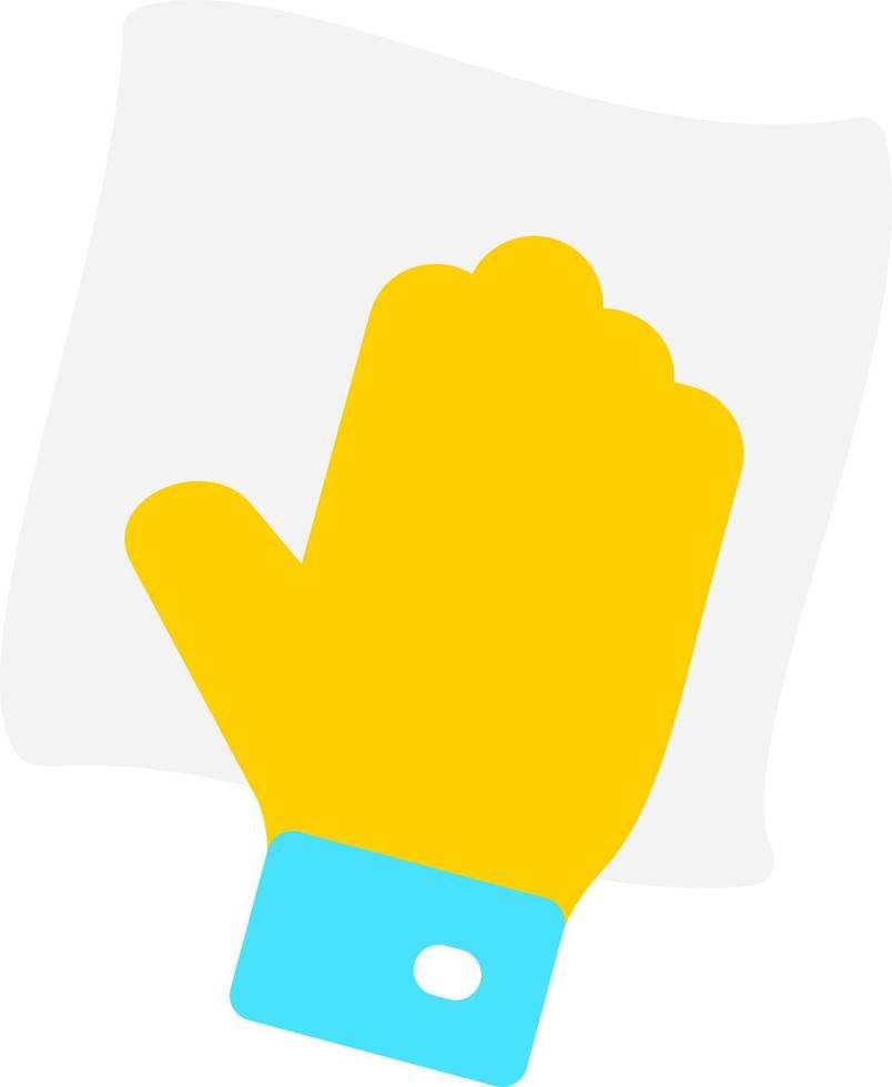 Wipe with Hand Vector Icon Design