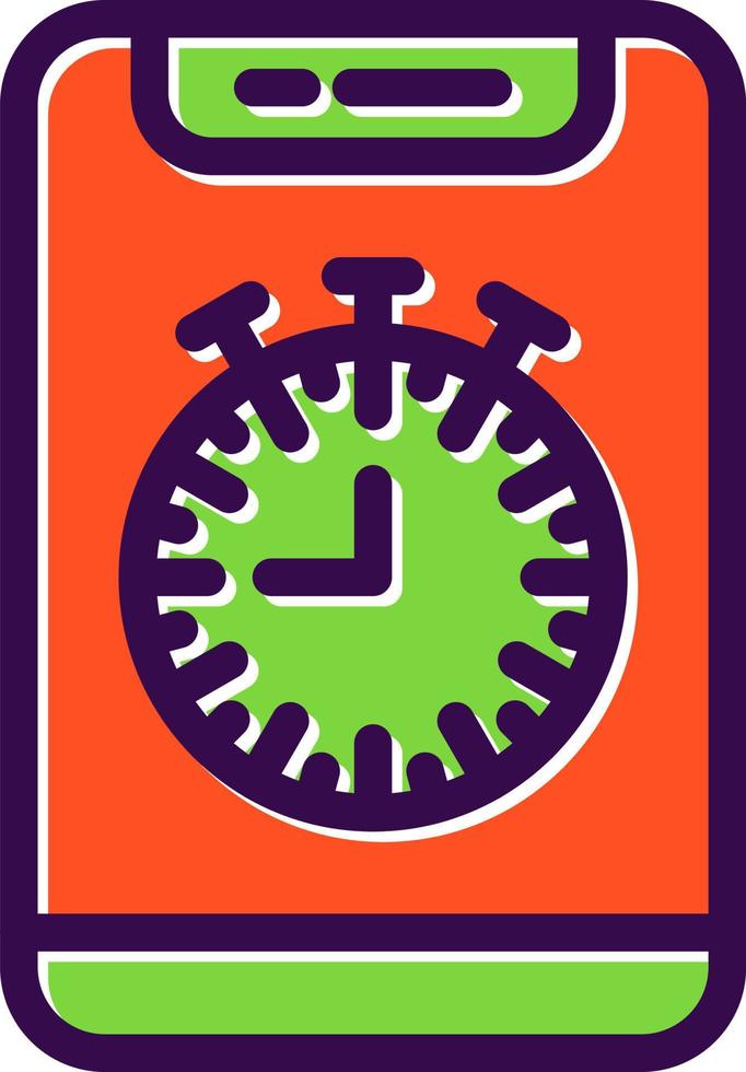 Stopwatch Vector Icon Design
