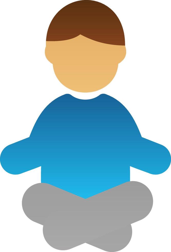 Yoga Vector Icon Design