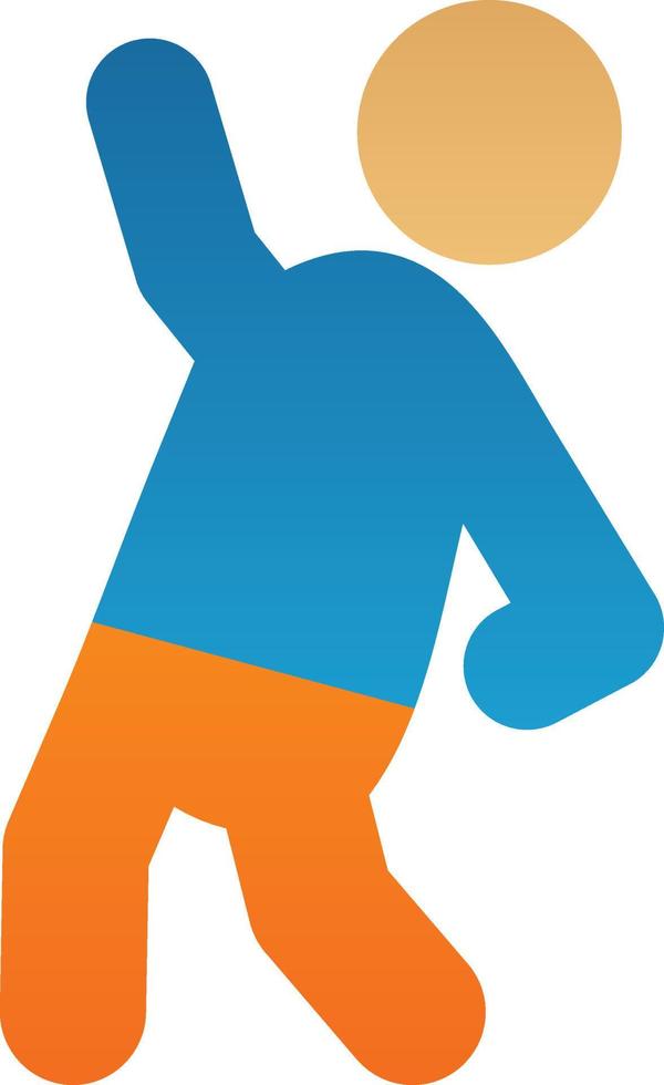 Stretching Vector Icon Design