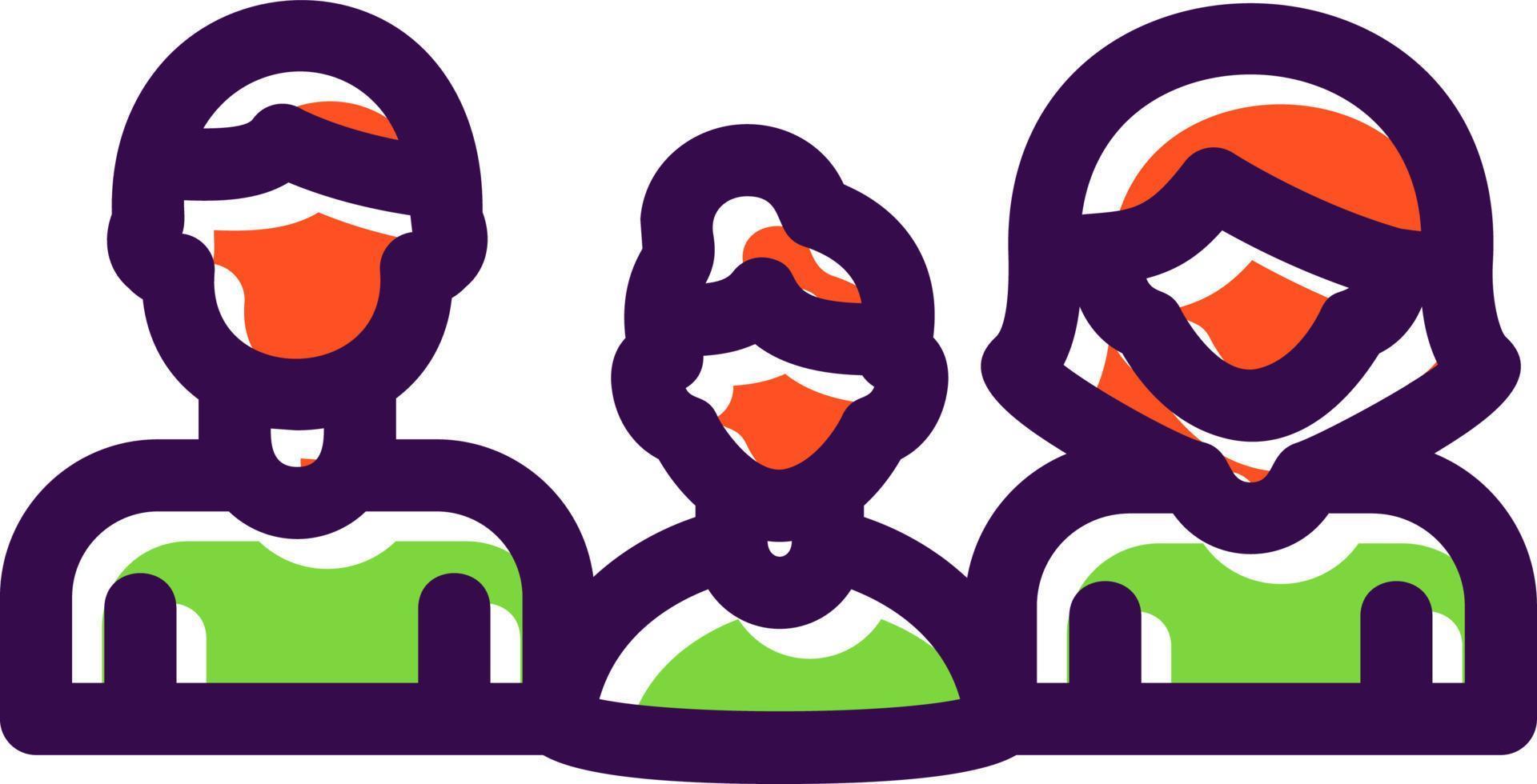 Parents Vector Icon Design