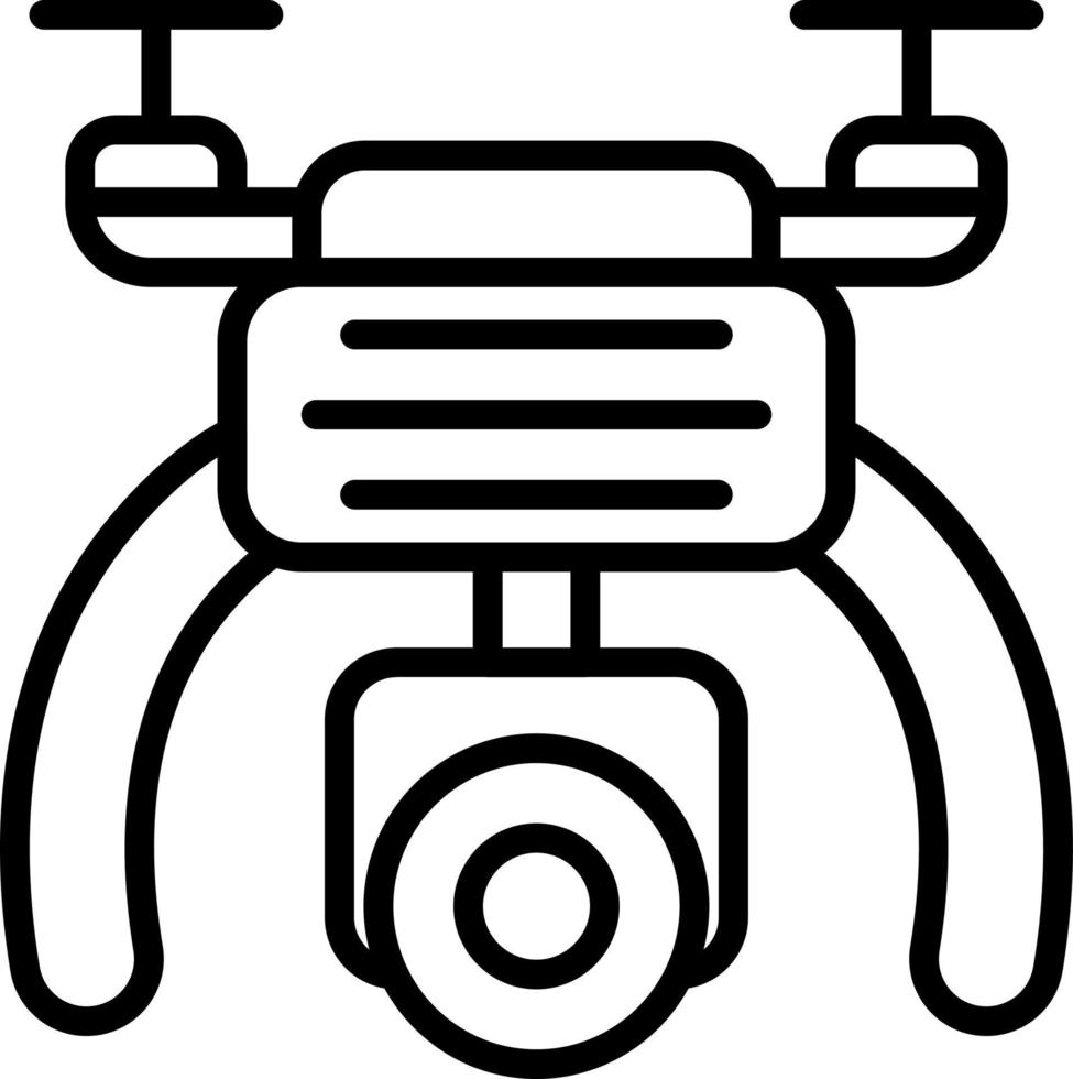 Drone Camera Vector Icon Design