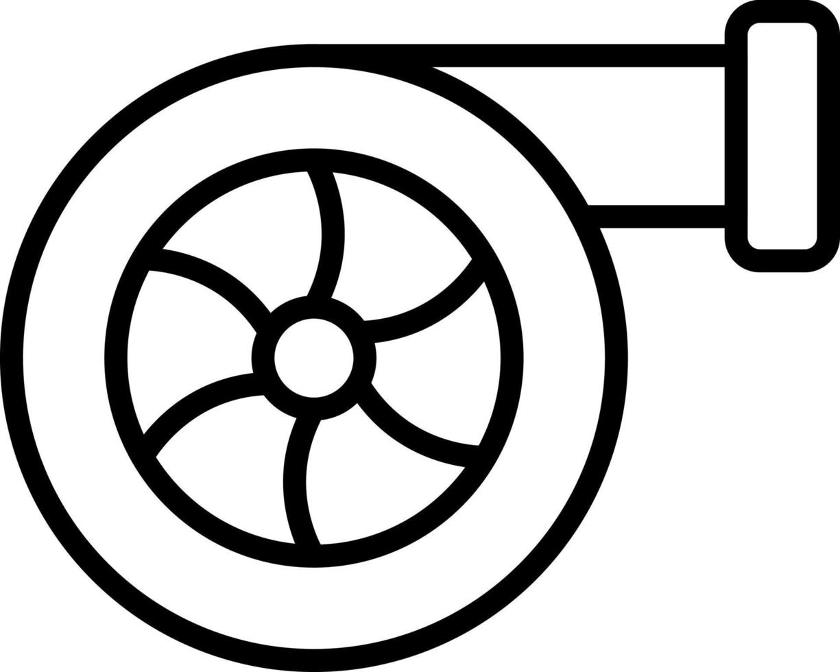 diseño de icono de vector turbo