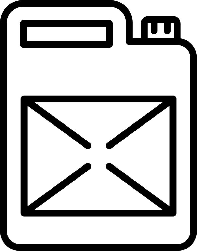 Jerrycan Vector Icon Design