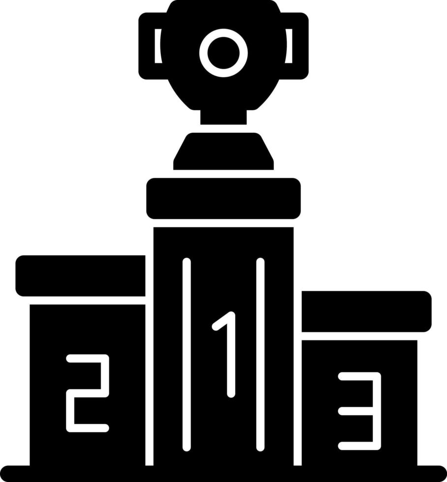 Podium Vector Icon Design