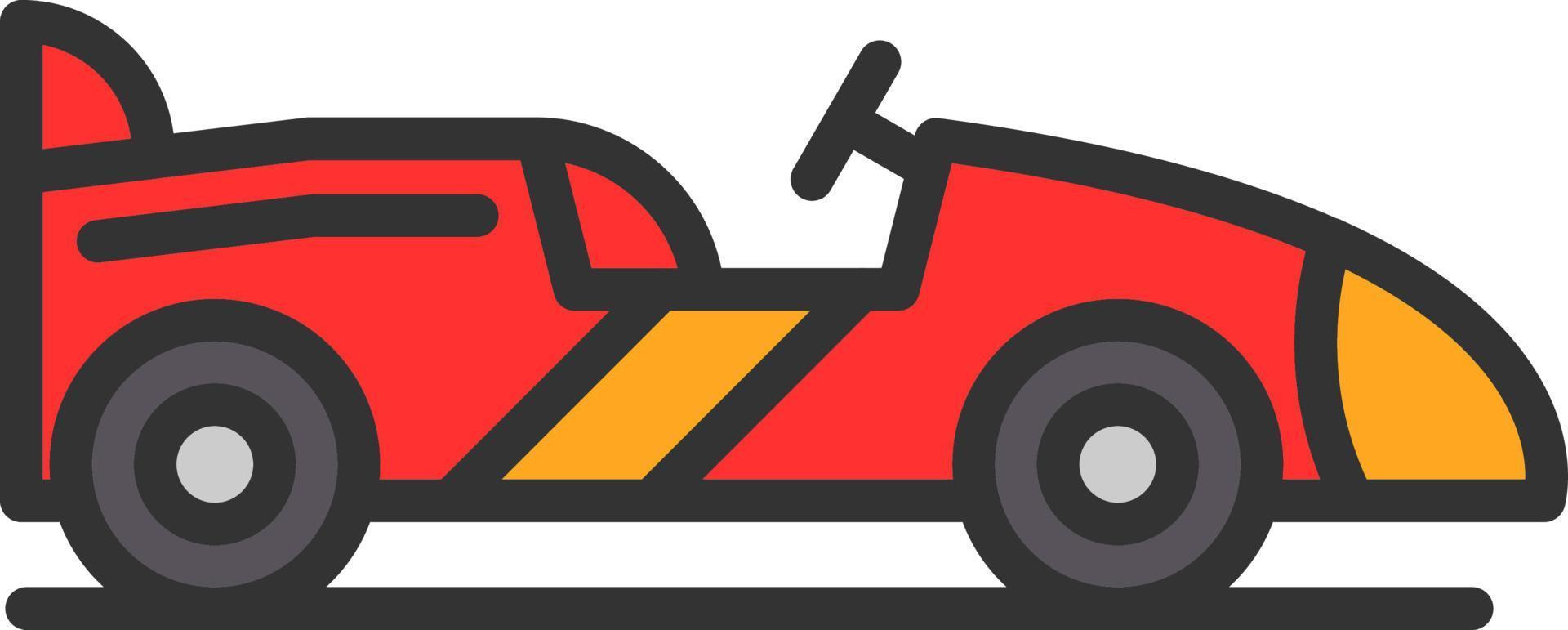 diseño de icono de vector de coche de carreras