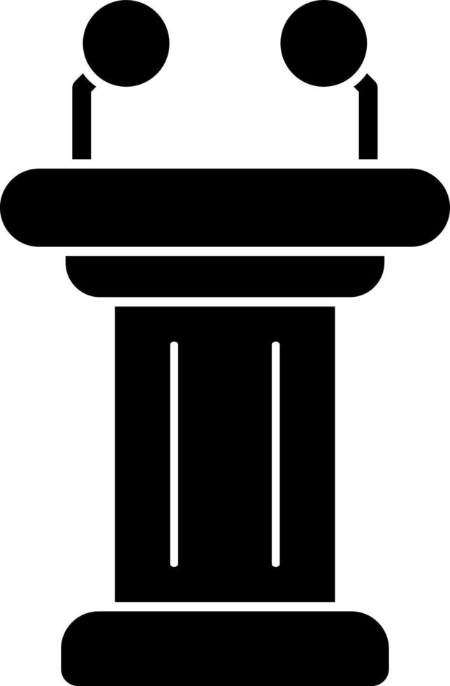 diseño de icono de vector de tribuna