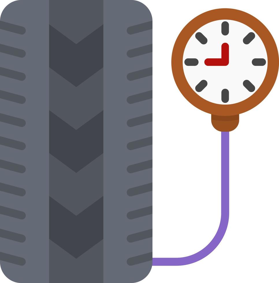 Tire Pressure Vector Icon Design